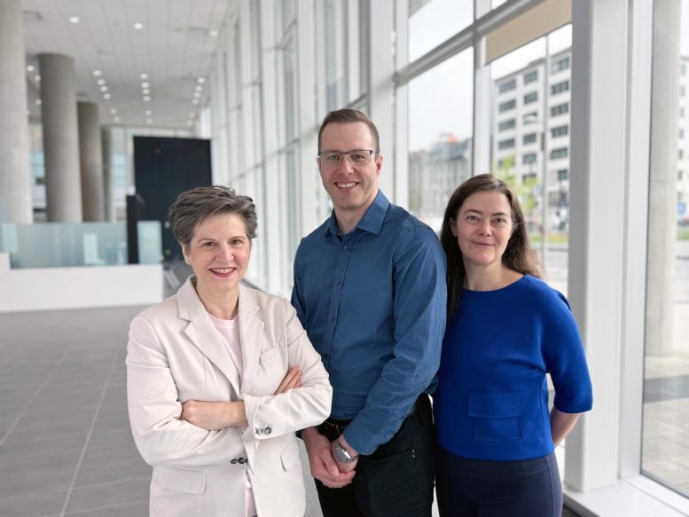 Dr. Marie Josée Hébert, Francis Migneault, and Dr. Héloïse Cardinal