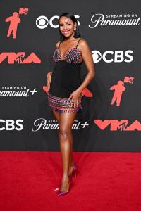 Mona Kosar Abdi at the MTV Video Music Awards 2025 held at UBS Arena on September 07, 2025 in New York, New York.