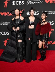 Audrey Nuna, Ejae, Rei Ami at the MTV Video Music Awards 2025 held at UBS Arena on September 07, 2025 in New York, New York.