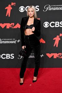 Livvy Dunne at the MTV Video Music Awards 2025 held at UBS Arena on September 07, 2025 in New York, New York.