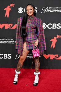 GloRilla at the MTV Video Music Awards 2025 held at UBS Arena on September 07, 2025 in New York, New York.