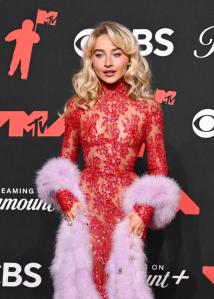 Sabrina Carpenter at the MTV Video Music Awards 2025 held at UBS Arena on September 07, 2025 in New York, New York.