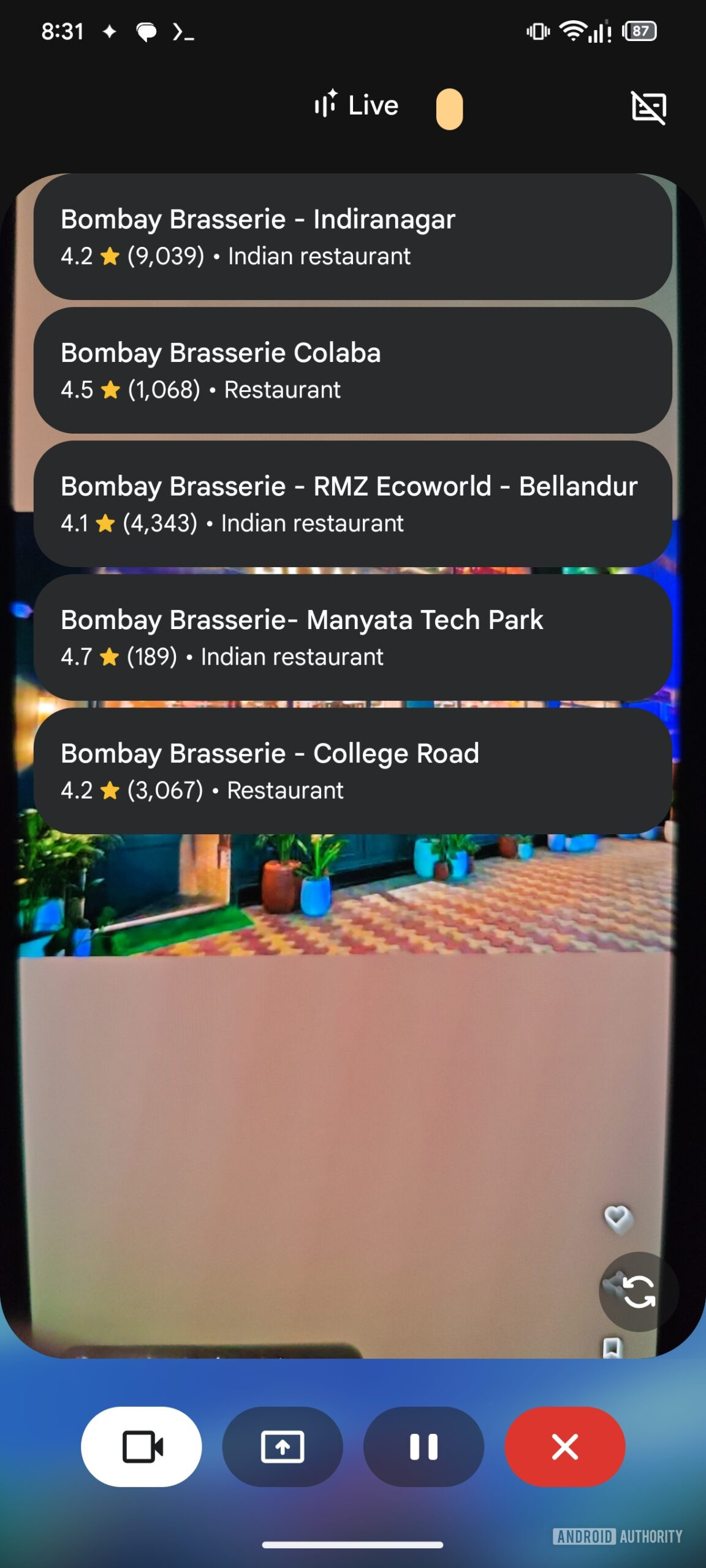 Gemini Live camera sharing improvements (2)