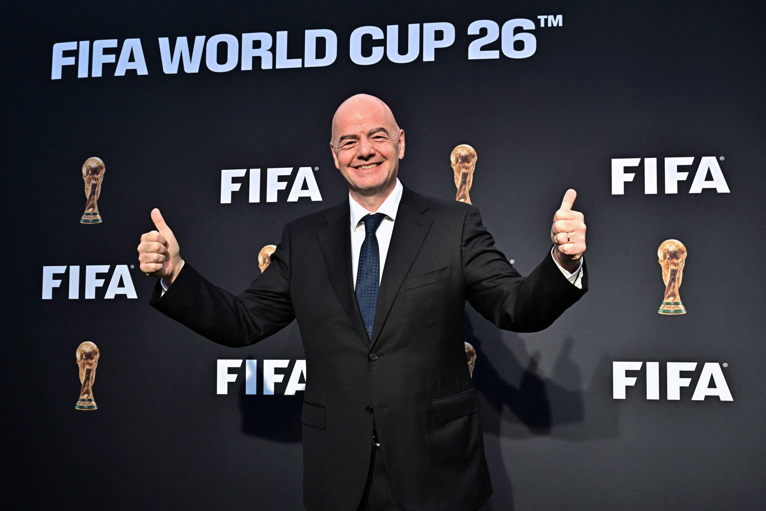 FIFA president Gianni Infantino