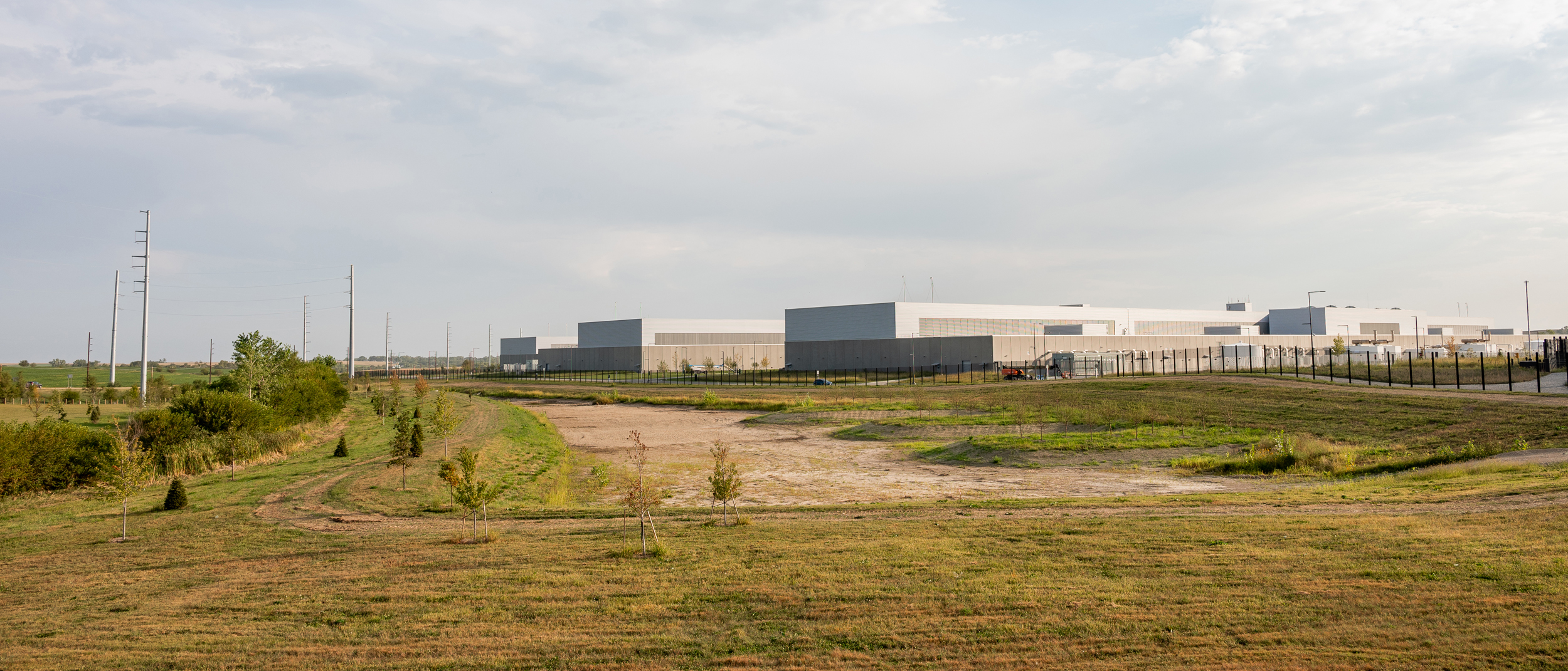A view of the Sarpy County Data Center in Omaha, Neb. Credit: Misty Prochaska/The Washington Post via Getty Images