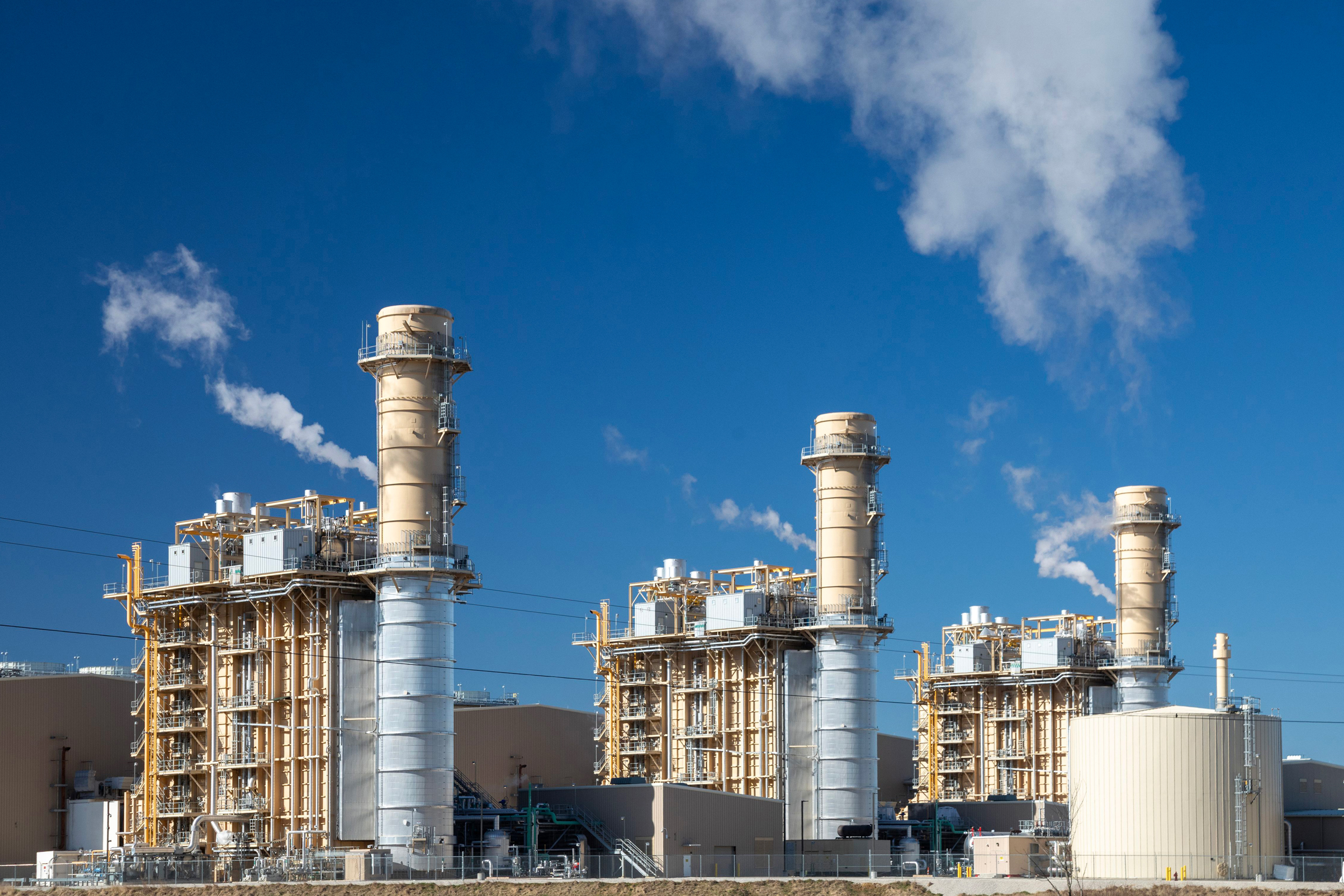 The Guernsey Power Station, a natural gas-fired power plant in Byesville, Ohio. Credit: Jim West/UCG/Universal Images Group via Getty Images