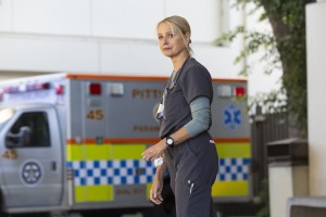 Katherine LaNasa in 'The Pitt'