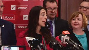 PRIME MINISTER, Rt. Honorable Dame Jacinda Ardern (front, center), 2025. © Magnolia Pictures /Courtesy Everett Collection