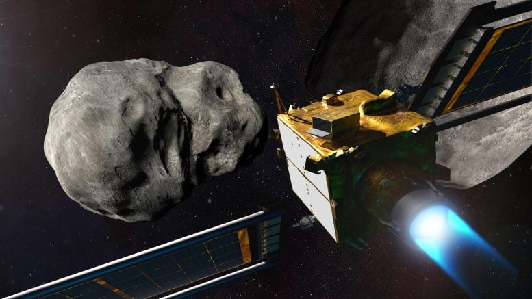 NASA DART Spacecraft Prior to Impact