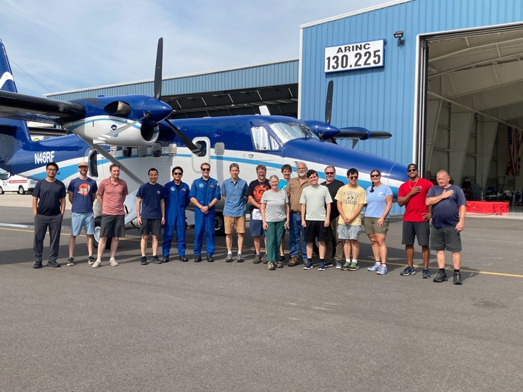 NASA MAGEQ team with Twin Otter