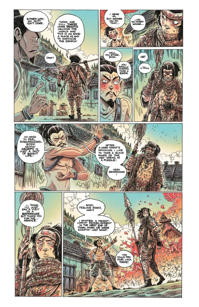 Orphan and the Five Beasts: Bath of Blood #1 page 4