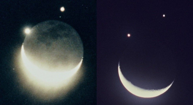 moon and stars