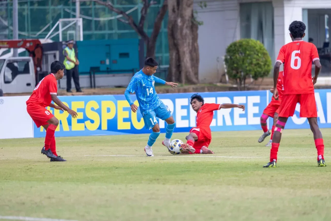 India hammer Maldives to begin their SAFF U17 Championship title defense.