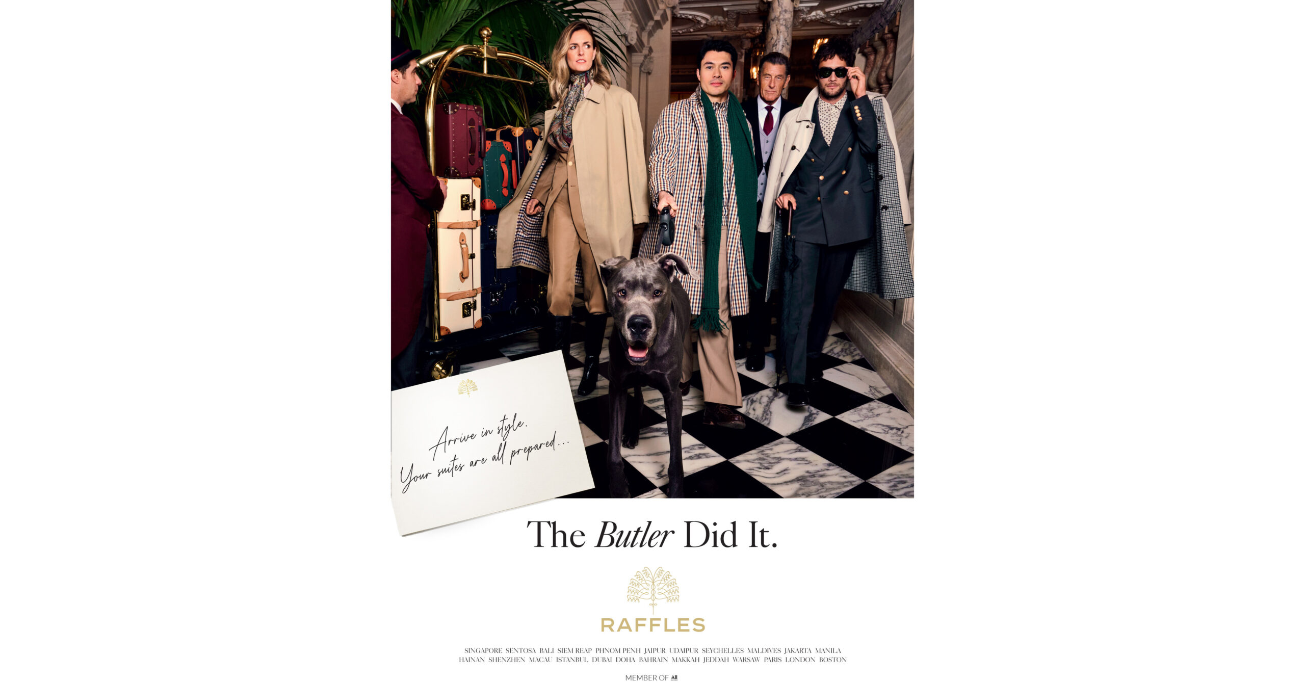 RAFFLES HOTELS & RESORTS’ MOST CHARMING INSIDER BRINGS HIS SIGNATURE SERVICE TO LONDON