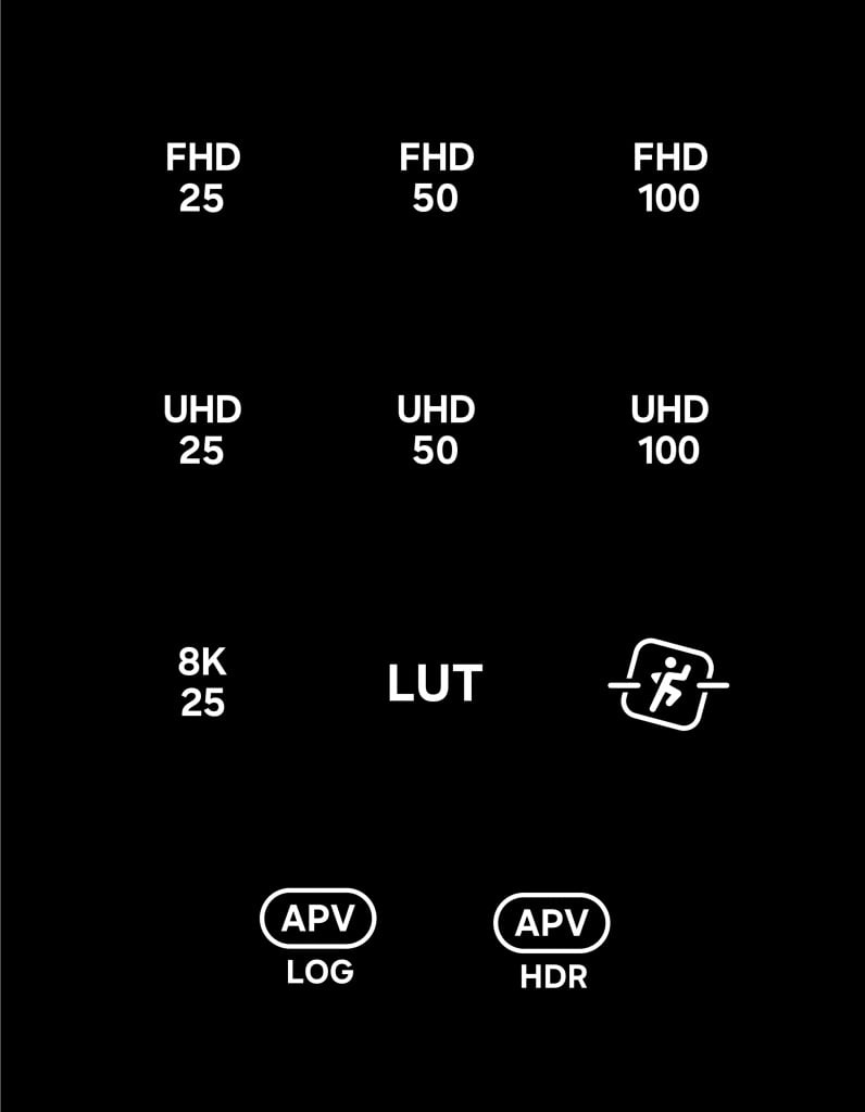 samsung galaxy s26 ultra apv codec hdr horizon lock lut full hd 4k 8k resolution frame rate