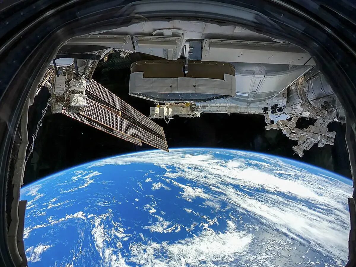 Pacific Ocean viewed from International Space Station