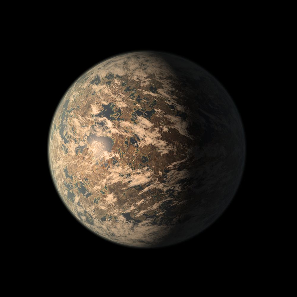 Our ability to constrain exoplanet atmospheres is growing, but we're still only in the early stages. TRAPPIST-1 e is in the news because the JWST has been observing its atmosphere. Unfortunately, the telescope so far hasn't detected any atmosphere that suggests there's a biosphere. Image Credit: By NASA/JPL-Caltech - Cropped from: PIA22093: TRAPPIST-1 Planet Lineup - Updated Feb. 2018, Public Domain, https://commons.wikimedia.org/w/index.php?curid=76364487