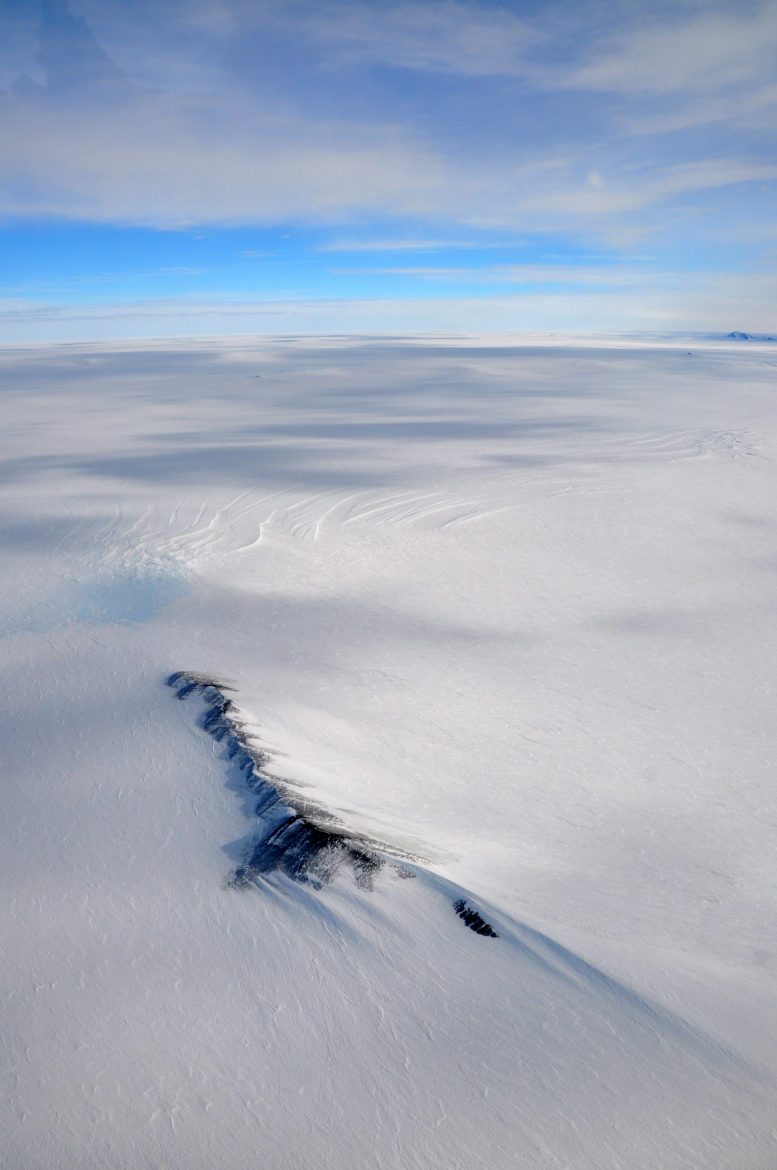 View of Antarctic Ice Sheet