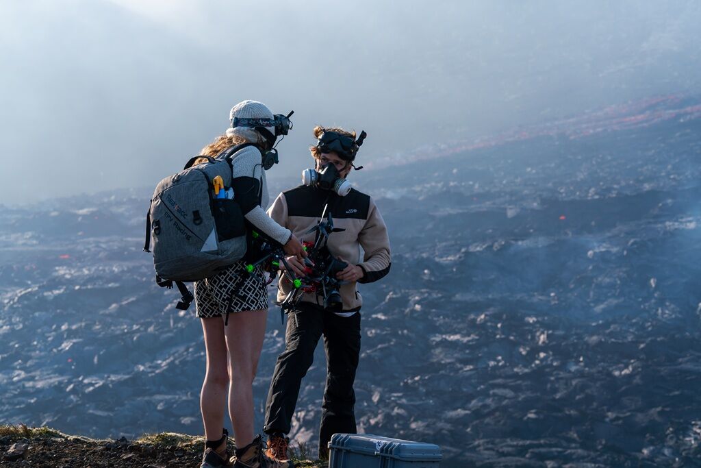 Volcano Express behind the scenes