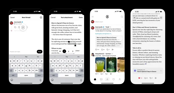 Threads Launches 10k Character Text Expansion for Posts