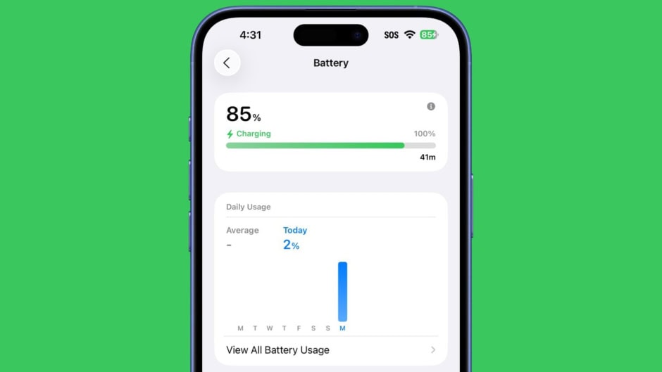 iphone charging time