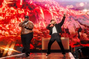BigXthaPlug and Bailey Zimmerman at the 2025 iHeartRadio Music Festival held at T-Mobile Arena on September 19, 2025 in Las Vegas, Nevada.