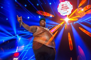 BigXThaPlug at the 2025 iHeartRadio Music Festival held at T-Mobile Arena on September 19, 2025 in Las Vegas, Nevada.