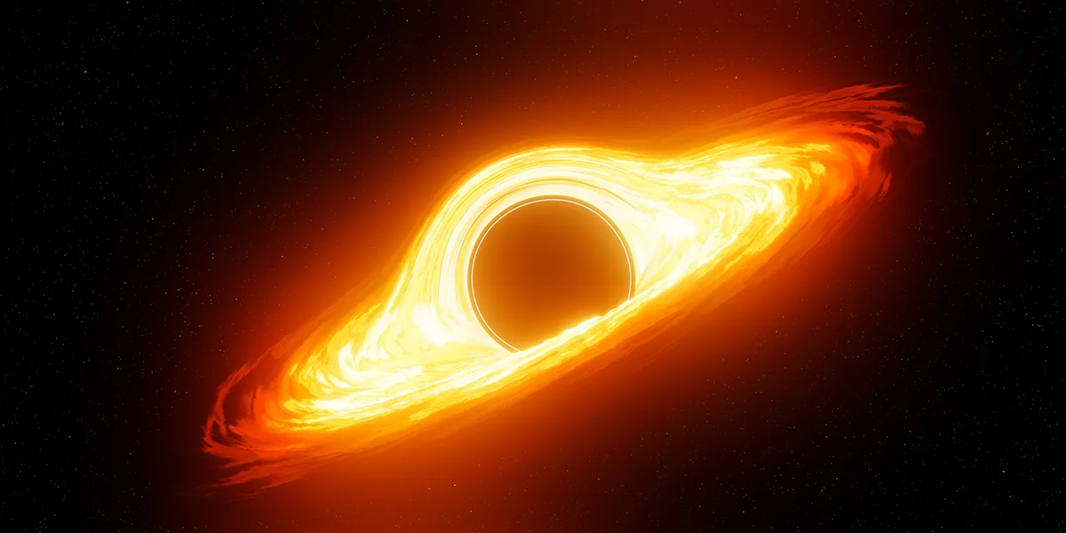 Black hole plunge region seen for the first time. Credit: Daniel Megias / iStock / Getty Images Plus