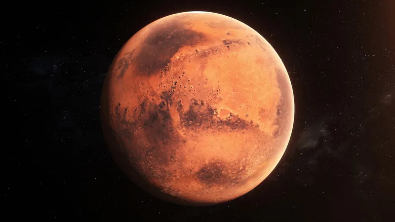 A picture of Mars from space