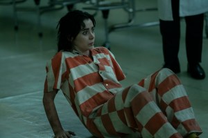 Cristin Milioti as Sofia Falcone in a scene from the TV series The Penguin