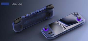The AYN Odin 3 will be available in Clear Blue. (Image source: AYN)