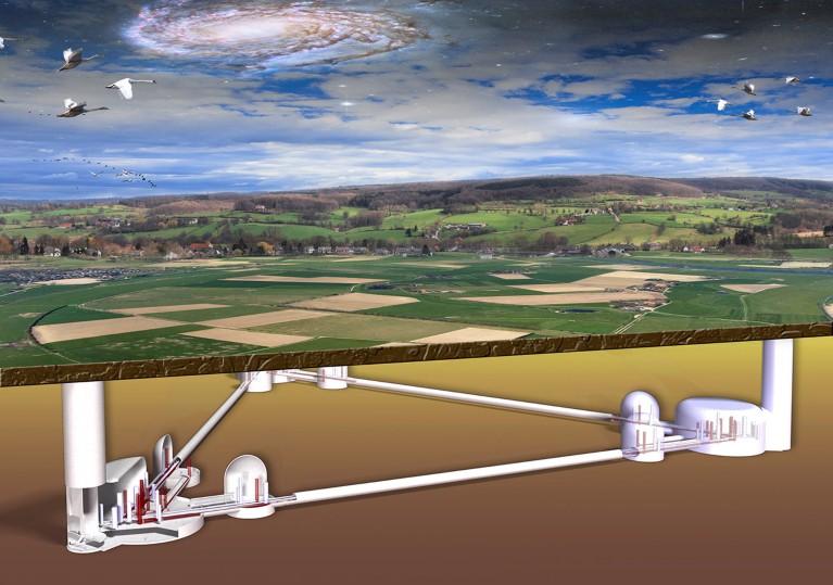 Artist Impression of the Einstein Telescope