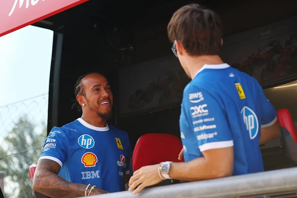 Charles Leclerc, Ferrari, Lewis Hamilton, Ferrari
