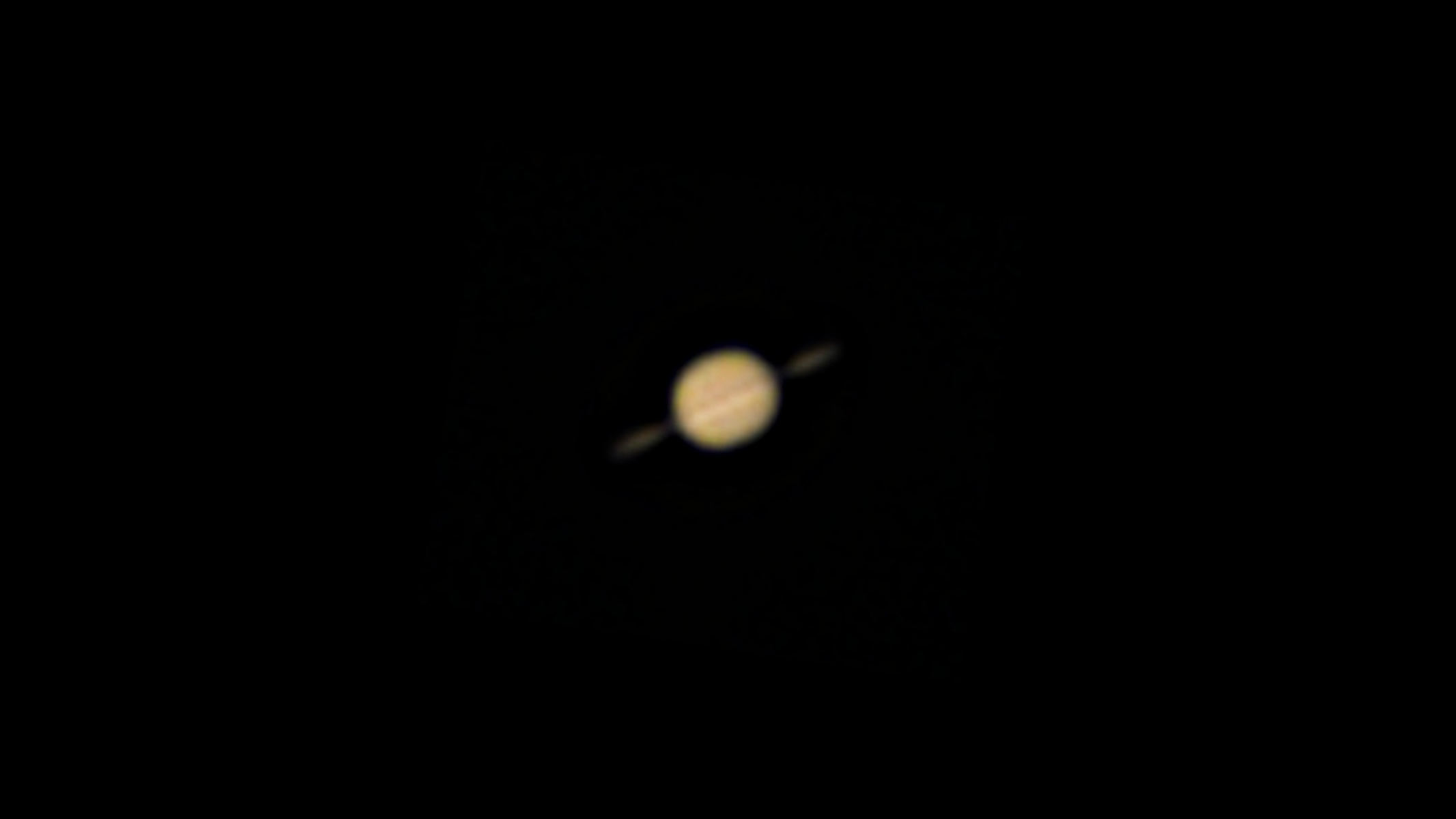 Saturn as imaged from a Unistellar Odyssey Pro.