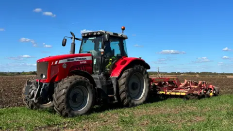 A tractor at Hockerwood Park