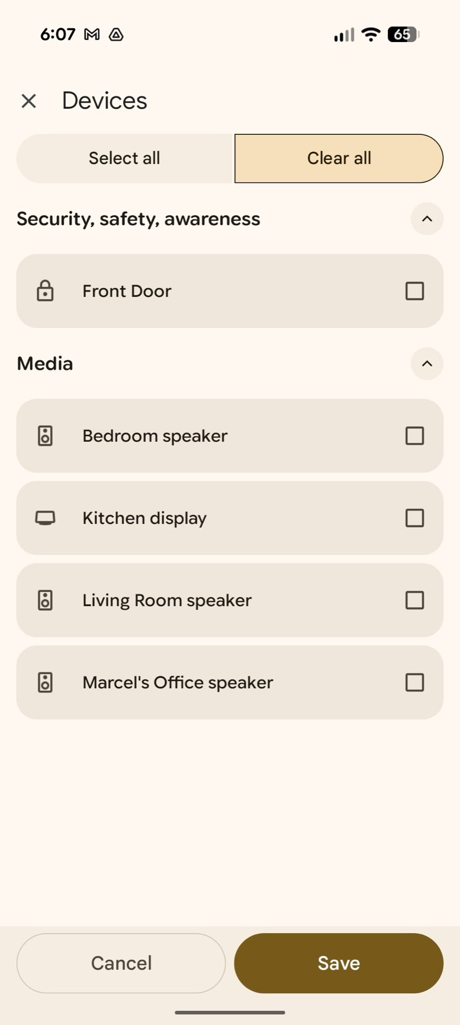 google home app screenshot activity tab devices