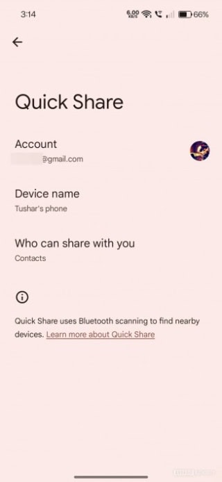 Google Quick Share