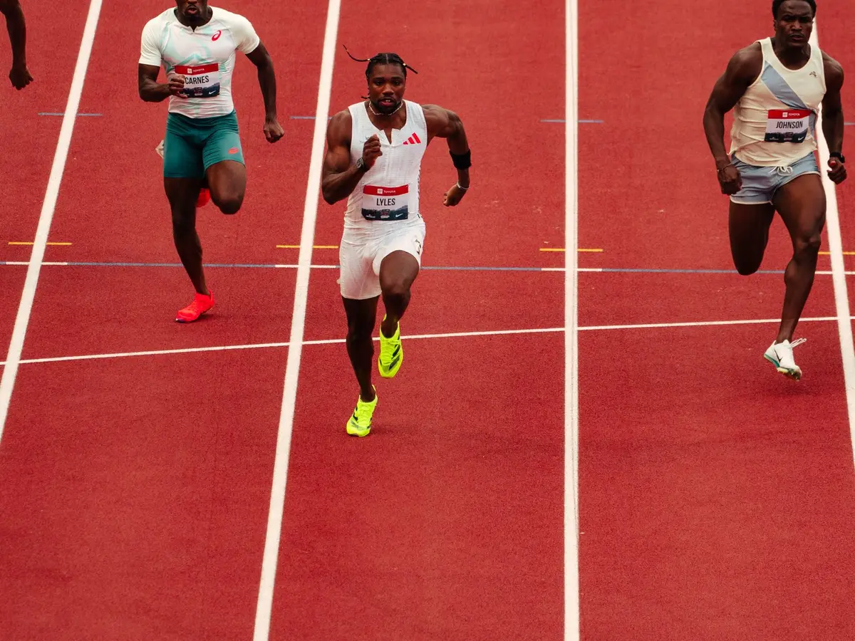 Olympic champ Noah Lyles leads US charge