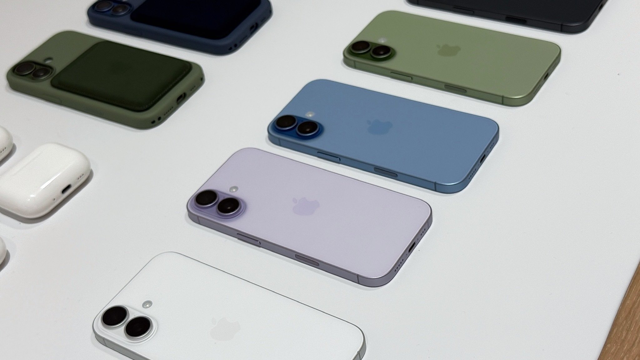 iPhone 17 phones in all five new colors