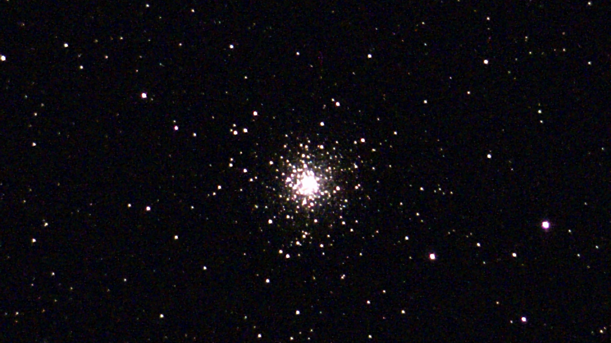Star cluster M10 in the night sky as imaged by the Unistellar Odyssey Pro.
