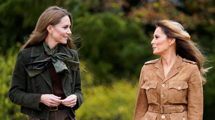 Kate welcomes Melania Trump to Meghan’s former home Frogmore Cottage