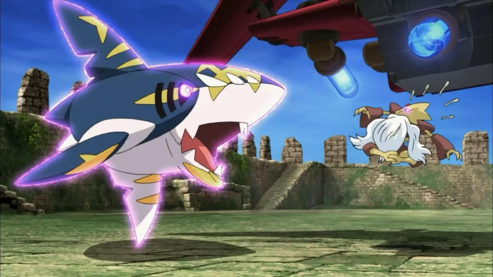 Mega Sharpedo in the Anime