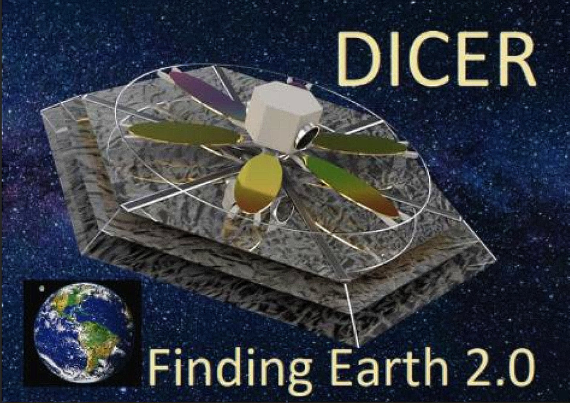 Artist's rendering of the Diffractive Interfero Coronagraph Exoplanet Resolver (DICER). Credit: NASA/Rensselaer Polytechnic Institute
