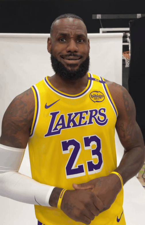 LeBron James at Media Day