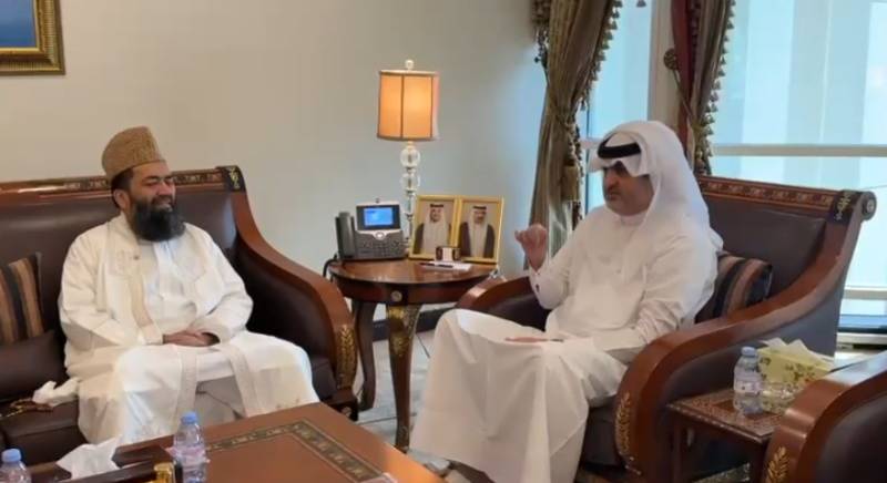 Qatari Envoy, Maulana Abdul Khabir Azad condemn Israeli attack