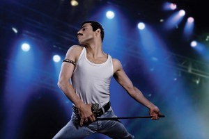 Rami Malek as Freddie Mercury in "Bohemian Rhapsody," 2018.