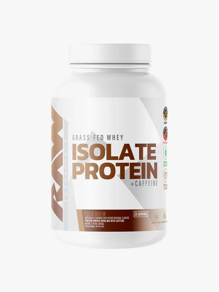 Protein powder on a flat background.