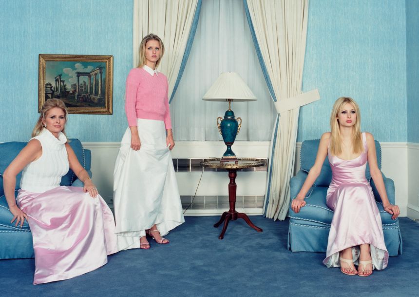 Kathy, Nicky and Paris Hilton, from the