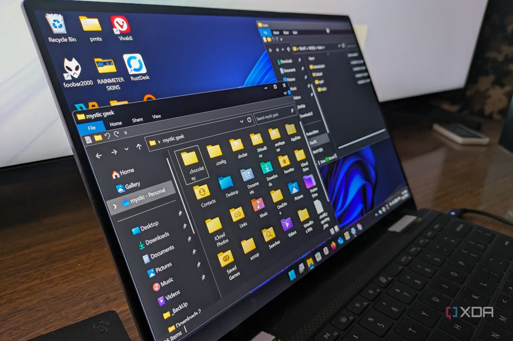 Shows Windows User Folder on Windows 11