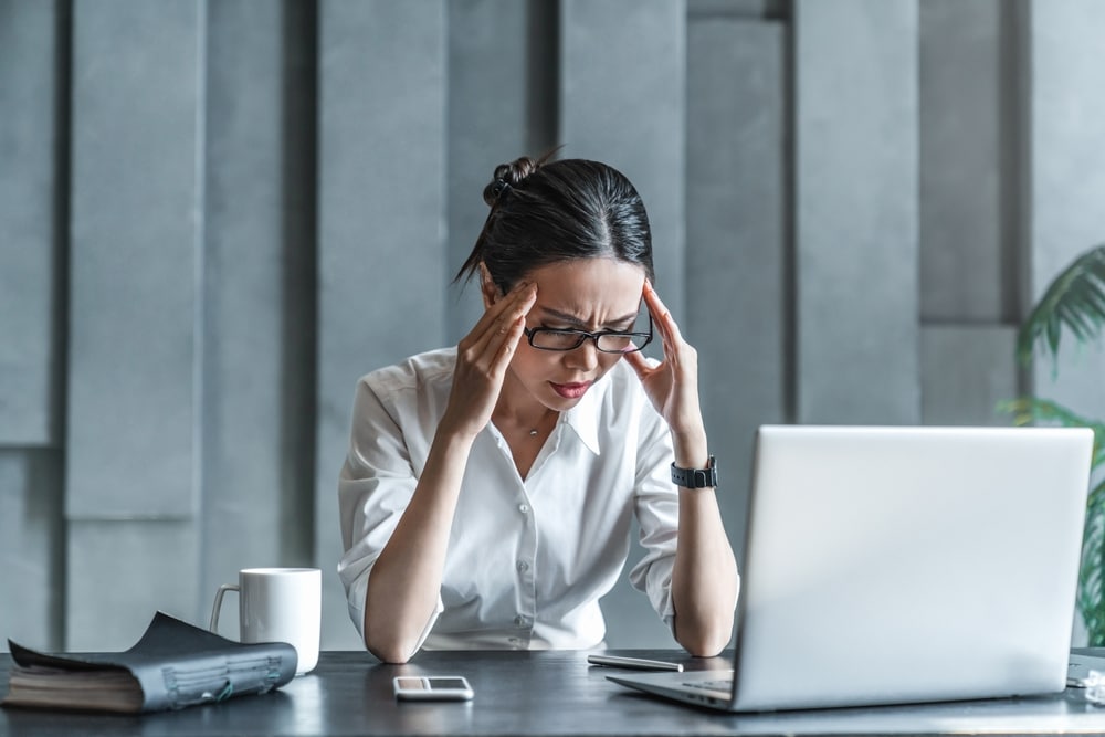 Young adults may be under a lot of stress at work, making stress management a must to protect heart. (Shutterstock)